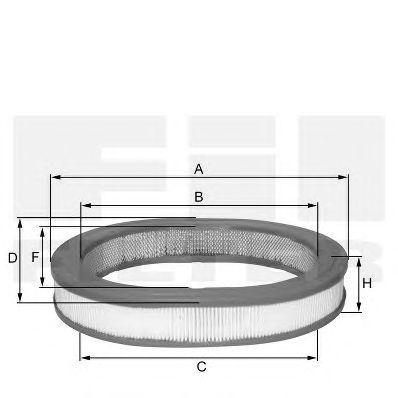 FIL FILTER hpu4412 -  Воздушный фильтр